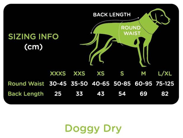 Doggy Dry Hondenbadjas