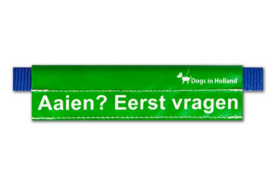 WAARSCHUWINGSSLEEVE - M | AAIEN? EERST VRAGEN