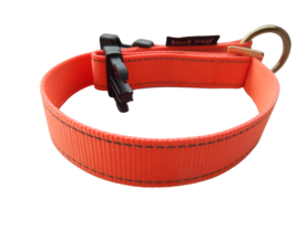 HALSBAND MET STEEKSLOT + VEILIGHEIDSRING