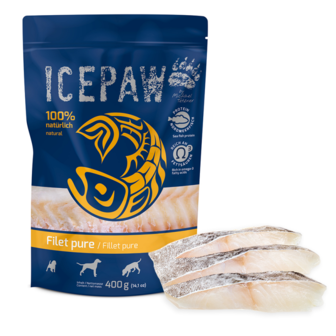 ICEPAW Filet Pure (Kabeljauw) | 400 gram