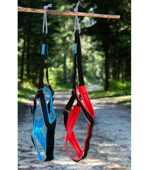Inlandsis open-back harnas Blue - kleine hond t/m 24KG