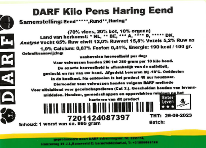 Darf Pens/Haring/Eend