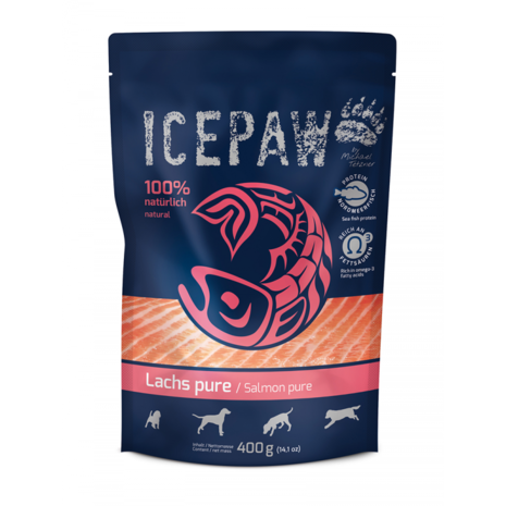 Icepaw Zalm 400 gram