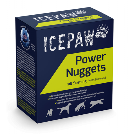 ICEPAW Power Nuggets met Zeewier | Energie bonbon