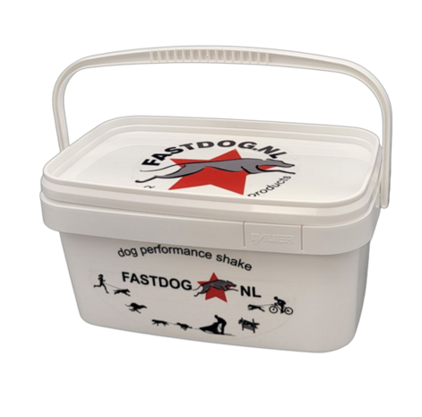 VOORRAAD EMMER VOOR FASTDOG SHAKE | 500 gram