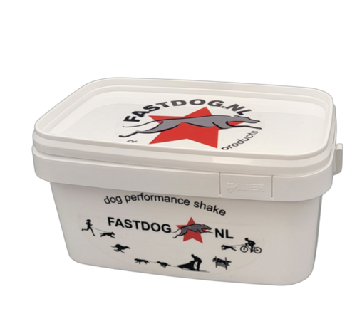 VOORRAAD EMMER VOOR FASTDOG SHAKE | 500 gram