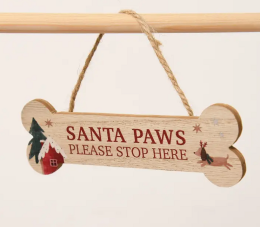 HOUTEN HANGER 'SANTA PAWS'