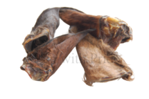 Paardenoren met haar - 4 stuks
