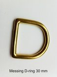 Messing D-ring