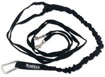 Racing Tug Line + bungee - 2 Dogs | voor steppen, bikejoring, skijoring