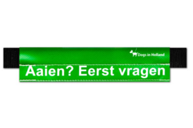 WAARSCHUWINGSSLEEVE - L | AAIEN? EERST VRAGEN