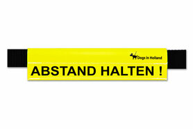 WAARSCHUWINGSSLEEVE - M | ABSTAND HALTEN