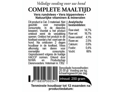 Rund & Kip Compleet (voorheen KIVO Compleet) 1000 gram