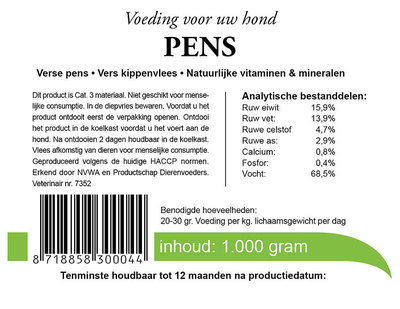 Pens & Kip | 500 gram