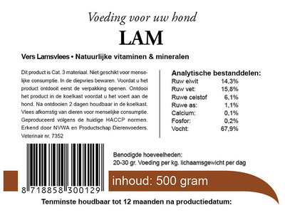 Lam Compleet | 500 gram