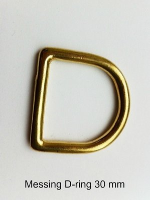 Messing D-ring