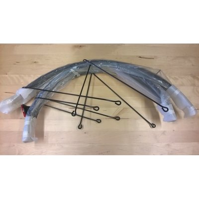 Spatbordset Kickbike Sport G4 | Zwart