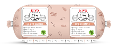 Kip & Vis Compleet (voorheen KIVO Compleet Vis) 500 gram