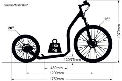 Crussis Cross Foot Bike