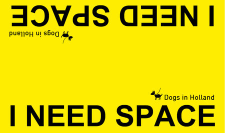 Medium waarschuwingssleeve geel | I NEED SPACE
