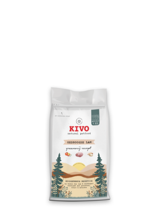 KIVO Gedroogde Lam - Graanvrij & koudgeperst - Adult | 4 kg