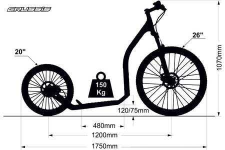 Crussis Cross 6.2 Green 26/20 HD