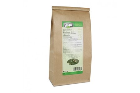 GRAU - NR 3. Gedroogde Groente Melange - 500 gram