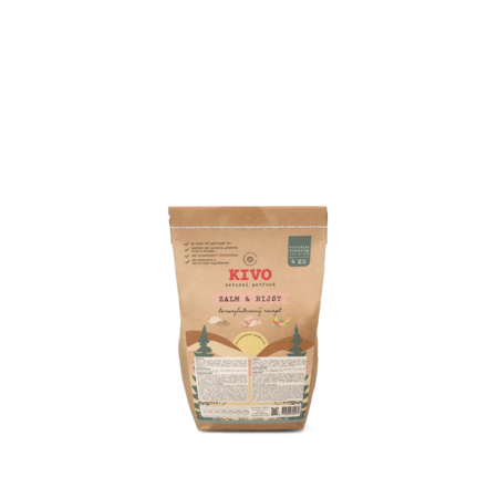 KIVO Zalm & Rijst - Adult - koudgeperst | 4 KG