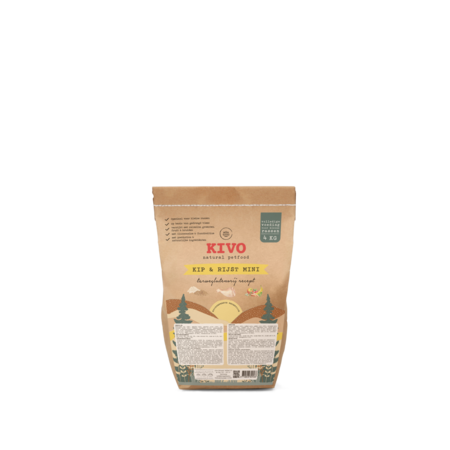 Kip & Rijst - Mini Adult - koudgeperst | 4KG