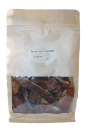 Varkensoor stukjes - 300 gram