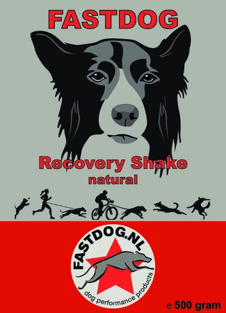Fastdog Recovery Shake - Naturel 500 gram