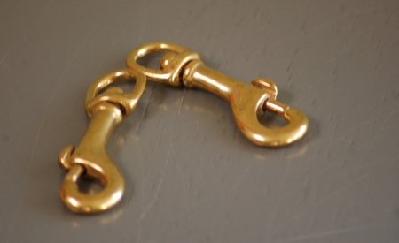Musketon messing 16 mm