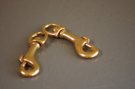 Musketon messing 16 mm