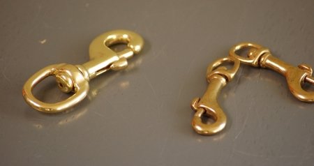 Musketon messing 16 mm