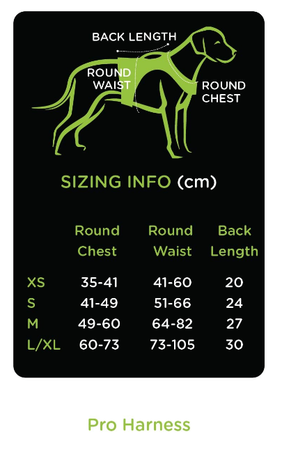 EQDog Pro Harnas - groen