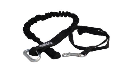 Racing Tug Line + bungee | voor steppen, bikejoring of skijoring