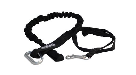 Racing Tug Line + bungee - 1,5 m | voor Canicross of Canitrail